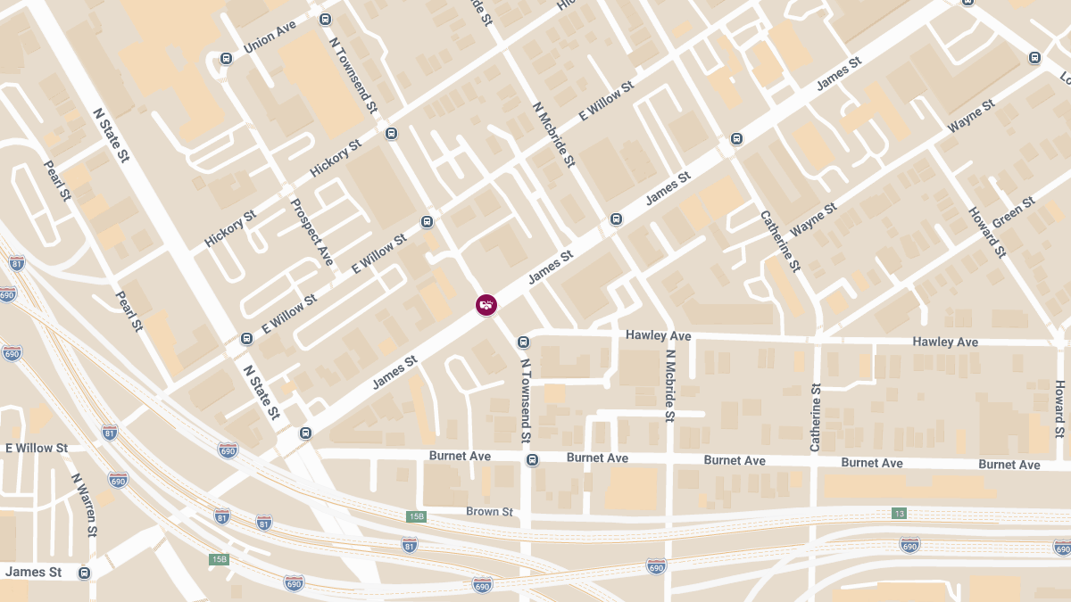 Collision with Injuries at James St & N Townsend St