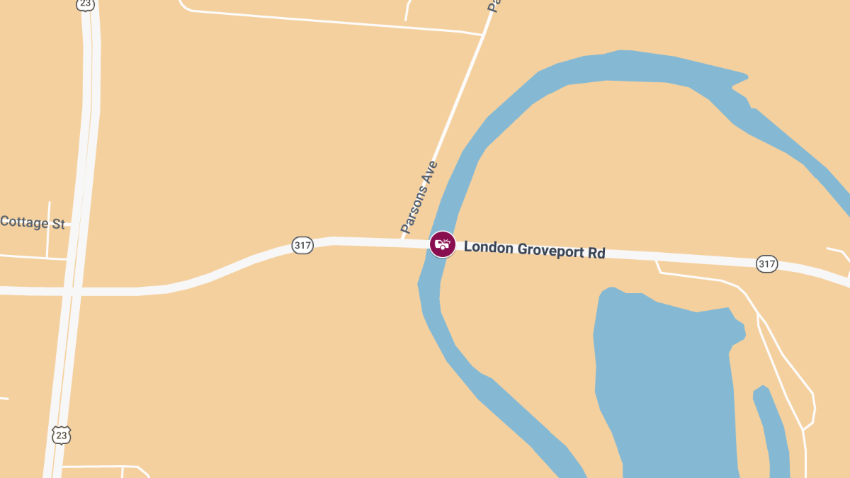 Collision with Injuries at London Groveport Rd
