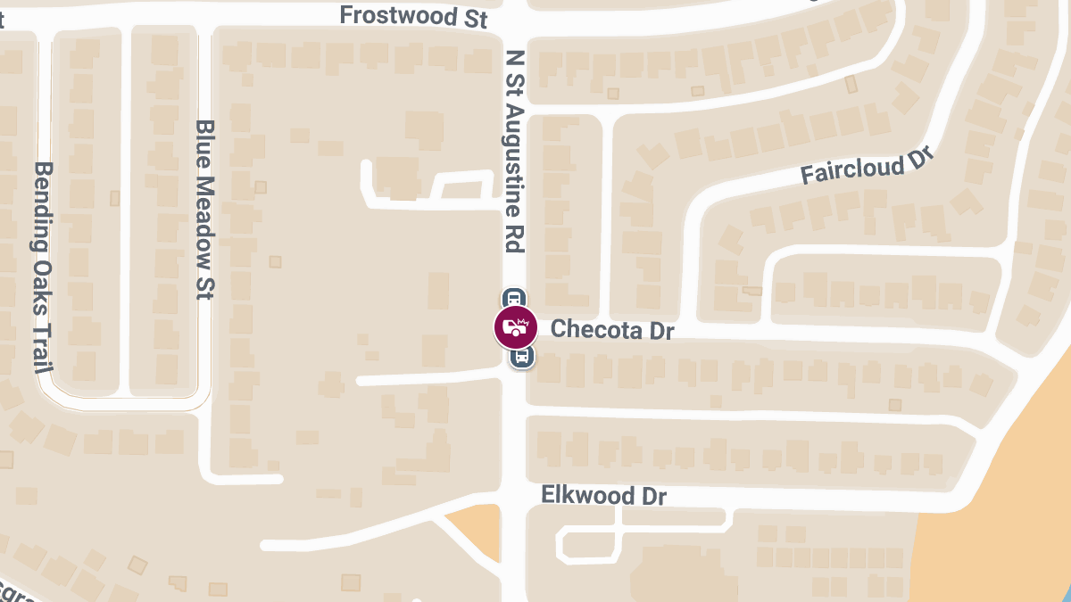 Collision with Injuries at N Saint Augustine Dr & Checota Dr