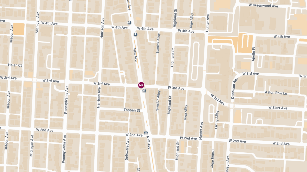 Collision with Injuries at Neil Ave and W 3rd Ave