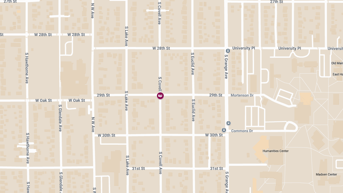 Collision with Injuries at W 29th St & S Covell Ave