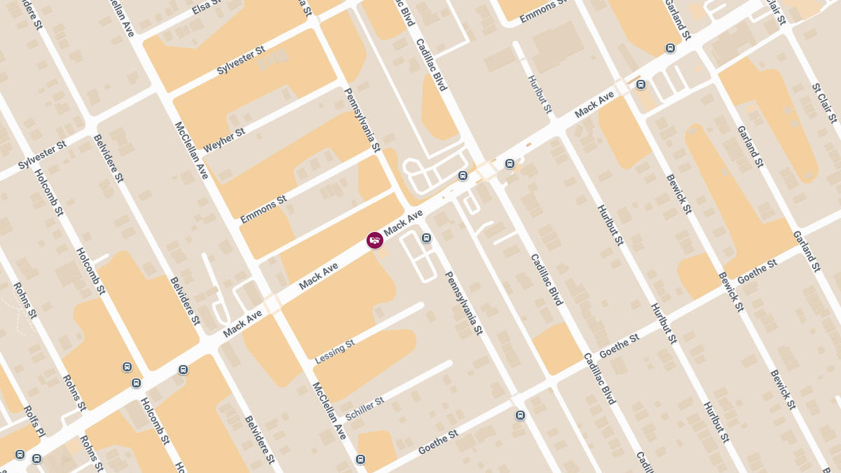 Collision with Injuries on Mack Ave