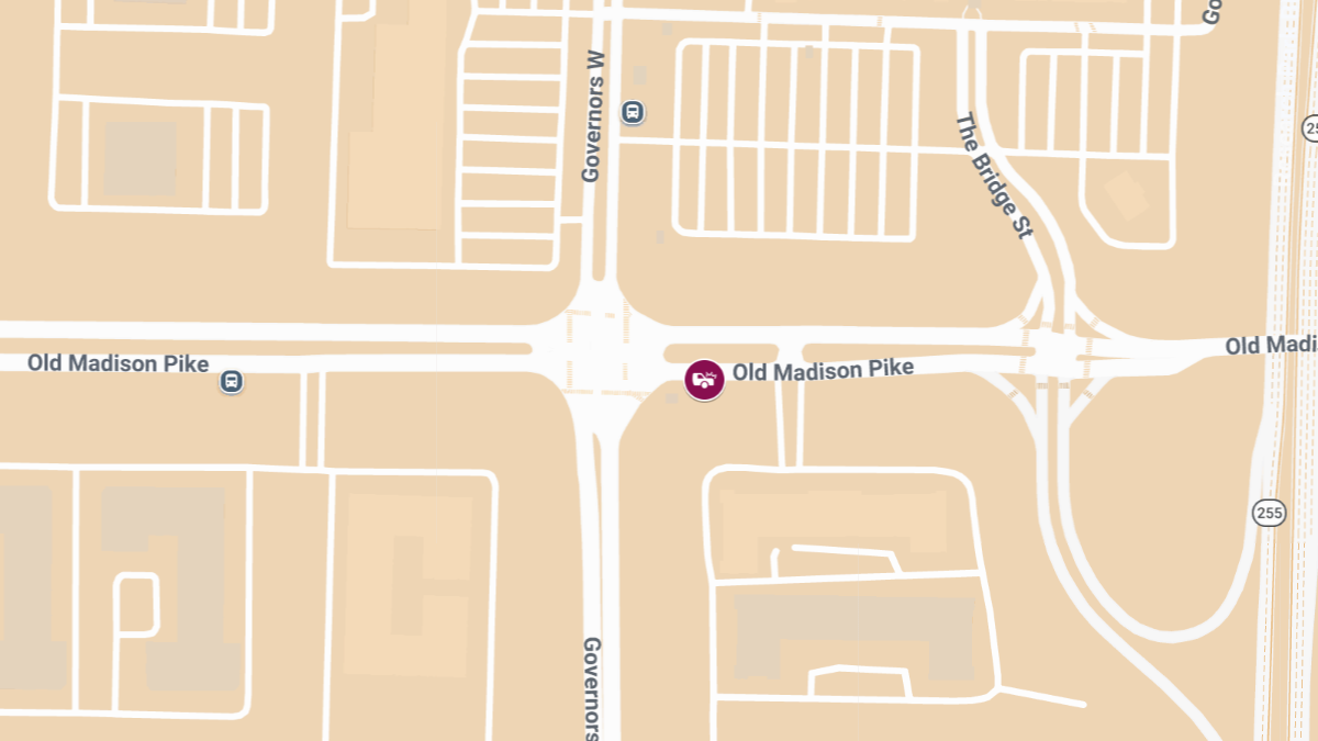 Collision with Injuries on Old Madison Pike