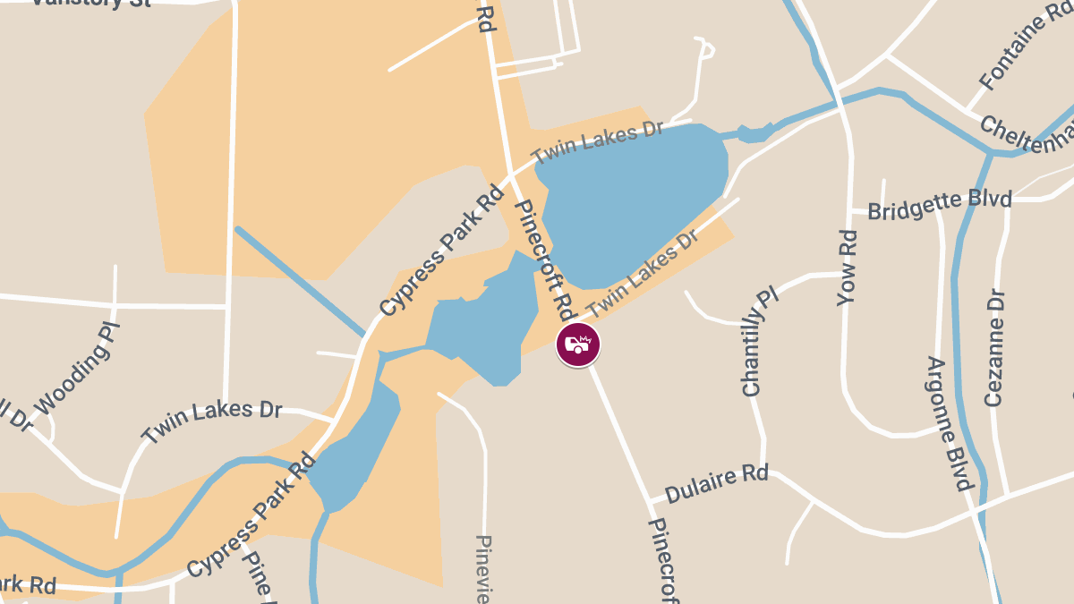 Collision with Injuries on Pinecroft Rd