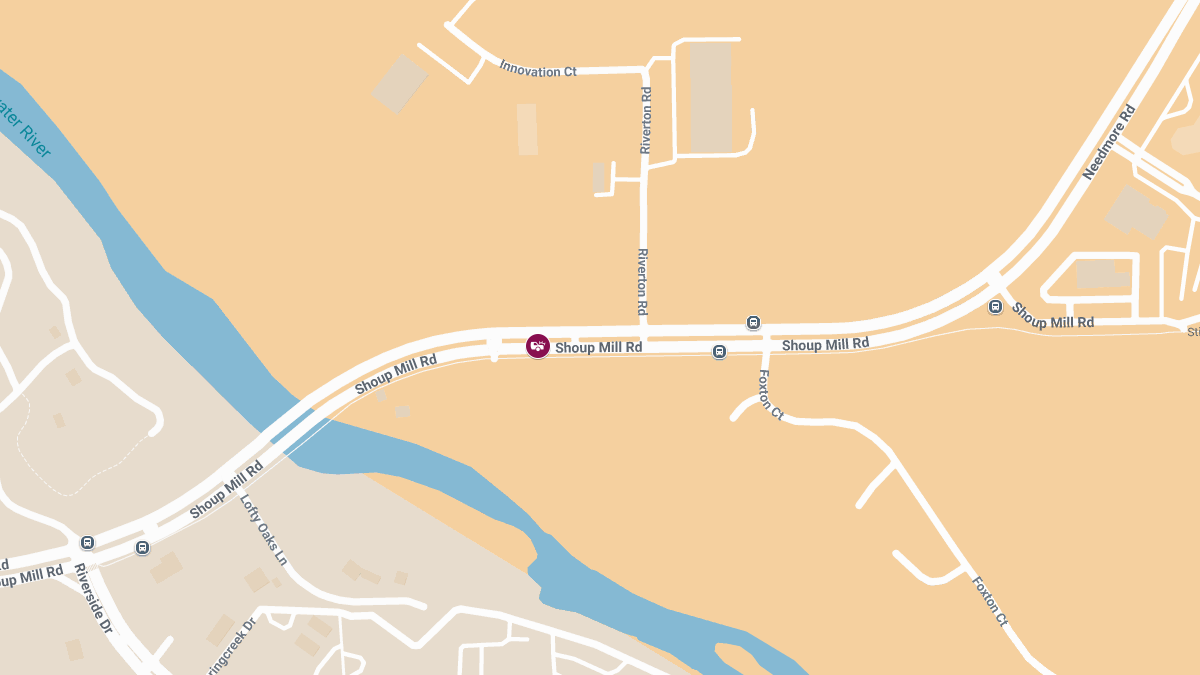 Collision with Injuries on Shoup Mill Rd Near School