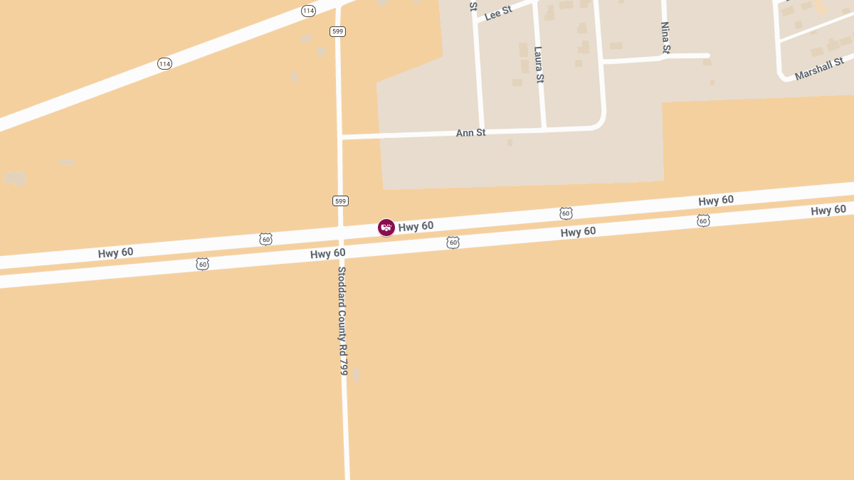Collision with Injuries on US 60 Near Morehouse (1)