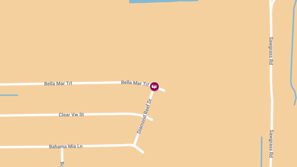 Construction Worker Killed in Accident at Diamond Reef Dr & Bella Mar Trl