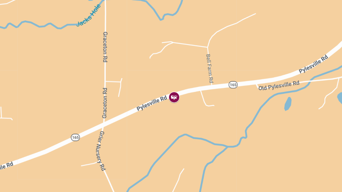 Crash With Entrapment Reported at Pylesville Rd & Wheeler Rd