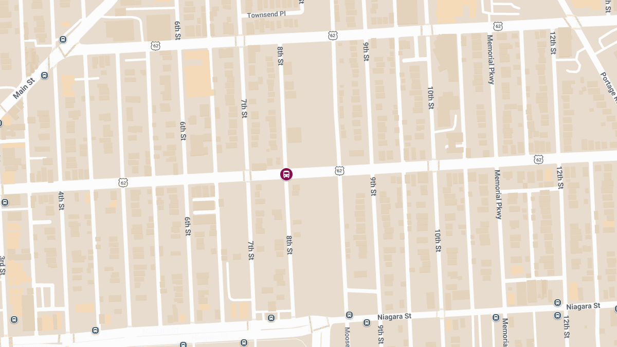 Crash With Injuries Involving School Bus at 8th St and Ferry Ave