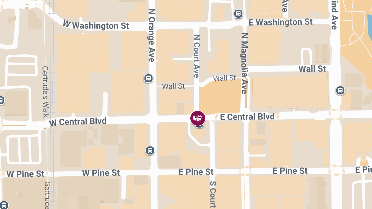 Crash With Injuries Reported Near E Central Blvd & N Court Ave