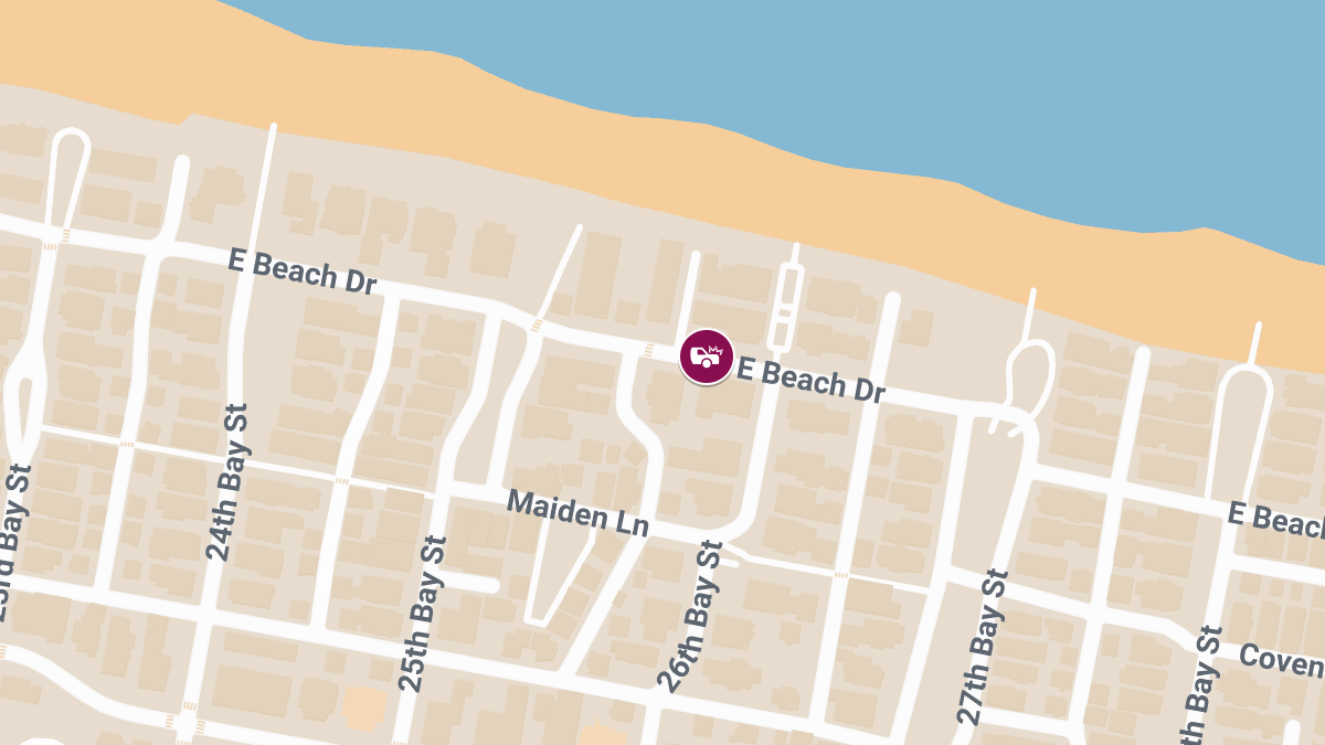 Crash With Injuries Reported Near East Beach Blvd