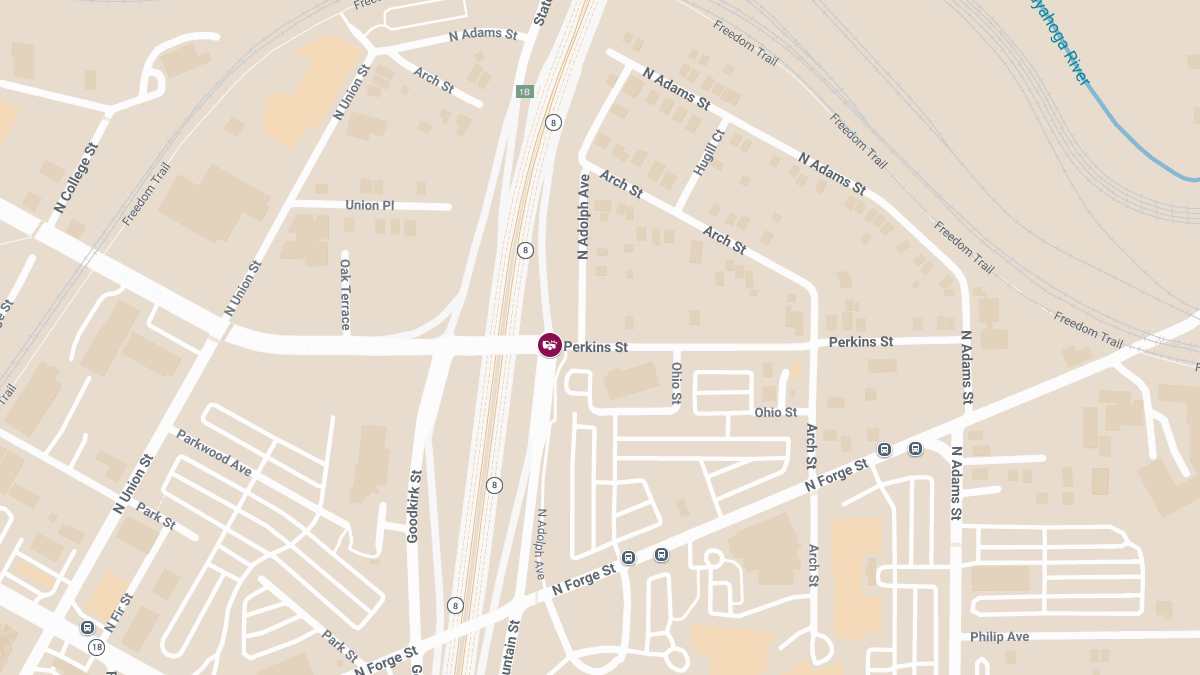 Crash With Injuries Reported Near Perkins St & Fountain St