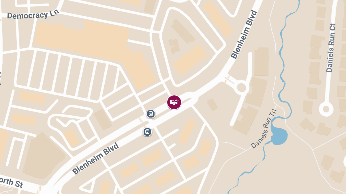 Crash With Injuries Reported at Blenheim Blvd & Plaza Dr