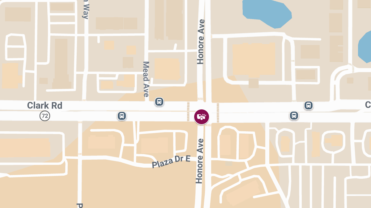 Crash With Injuries Reported at Clark Rd & Honore Ave