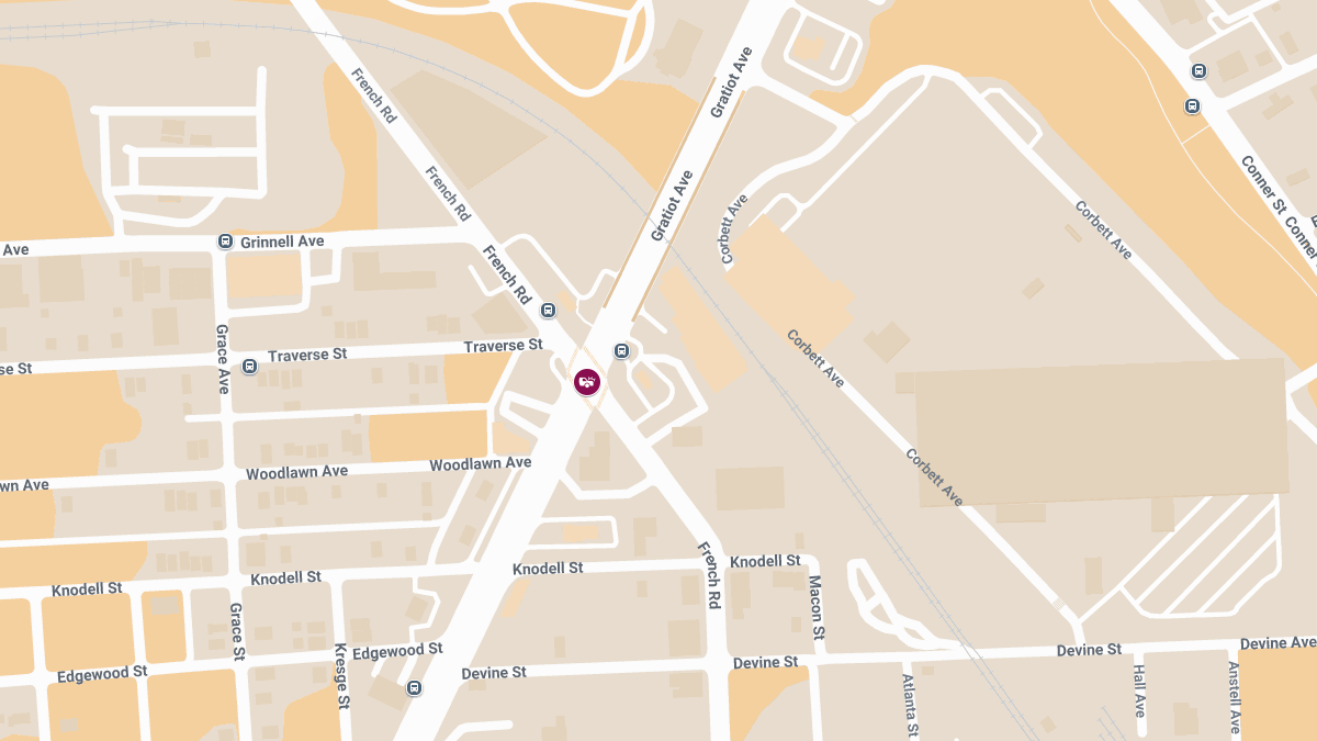 Crash With Injuries Reported at Gratiot Ave & French Rd