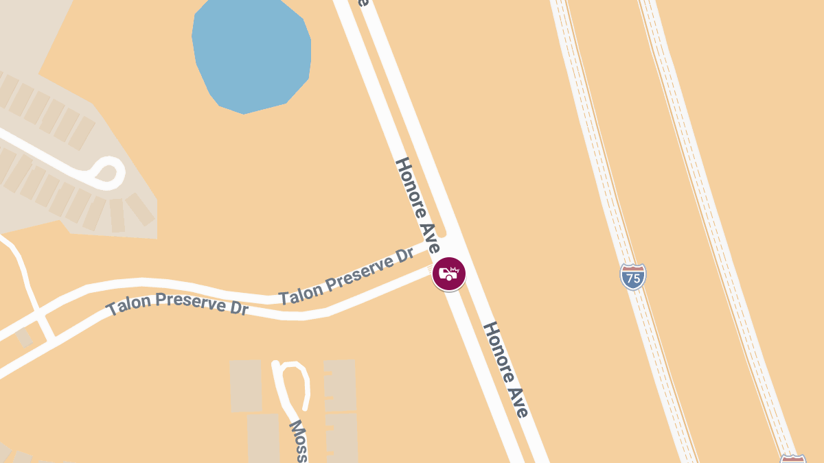 Crash With Injuries Reported at Honore Ave & Talon Preserve Dr