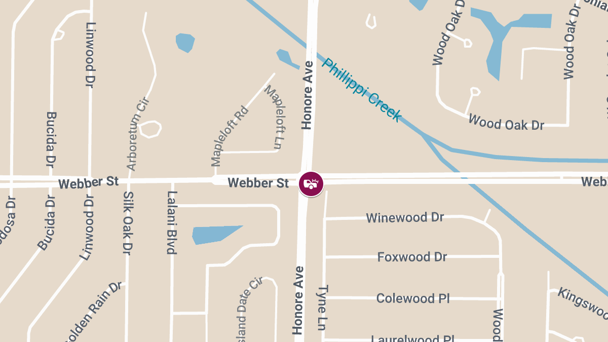 Crash With Injuries Reported at Honore Ave & Webber St