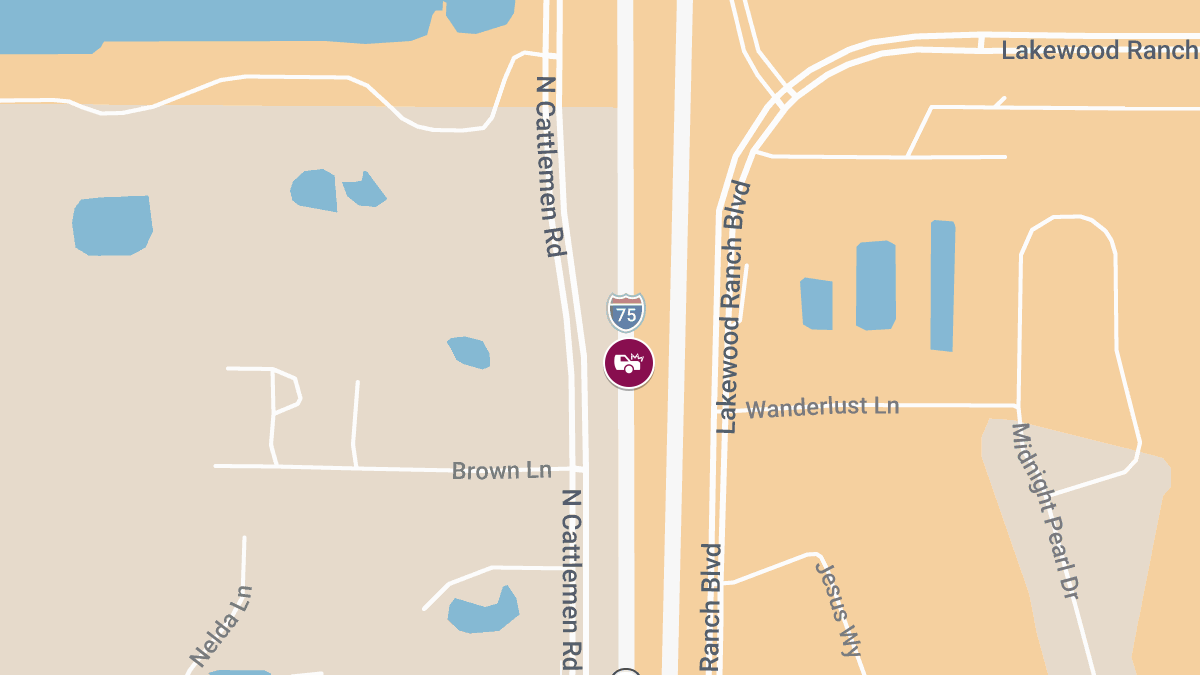 Crash With Injuries Reported at I-75 NB MM209