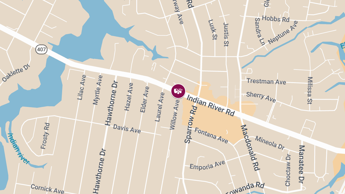 Crash With Injuries Reported at Indian River Rd