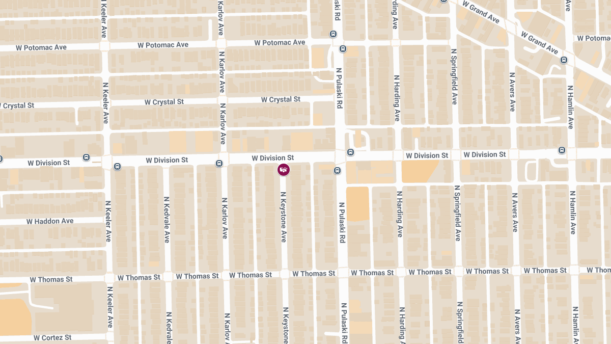 Crash With Injuries Reported at W Division St & N Keystone Ave