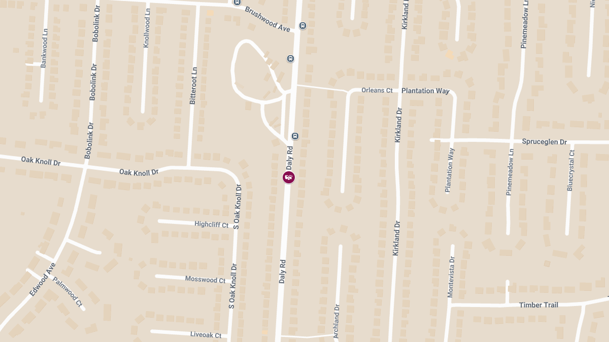Crash With Injuries Reported on Daly Rd Near Brushwood Ave