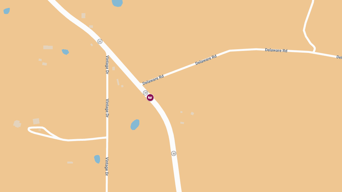 Crash With Injuries Reported on Hwy 32 West of Falcon