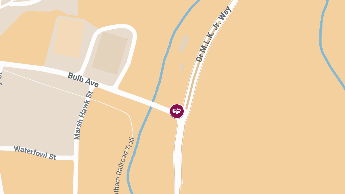Crash With Injuries at Bulb Ave & Dr. Martin Luther King Jr. Way