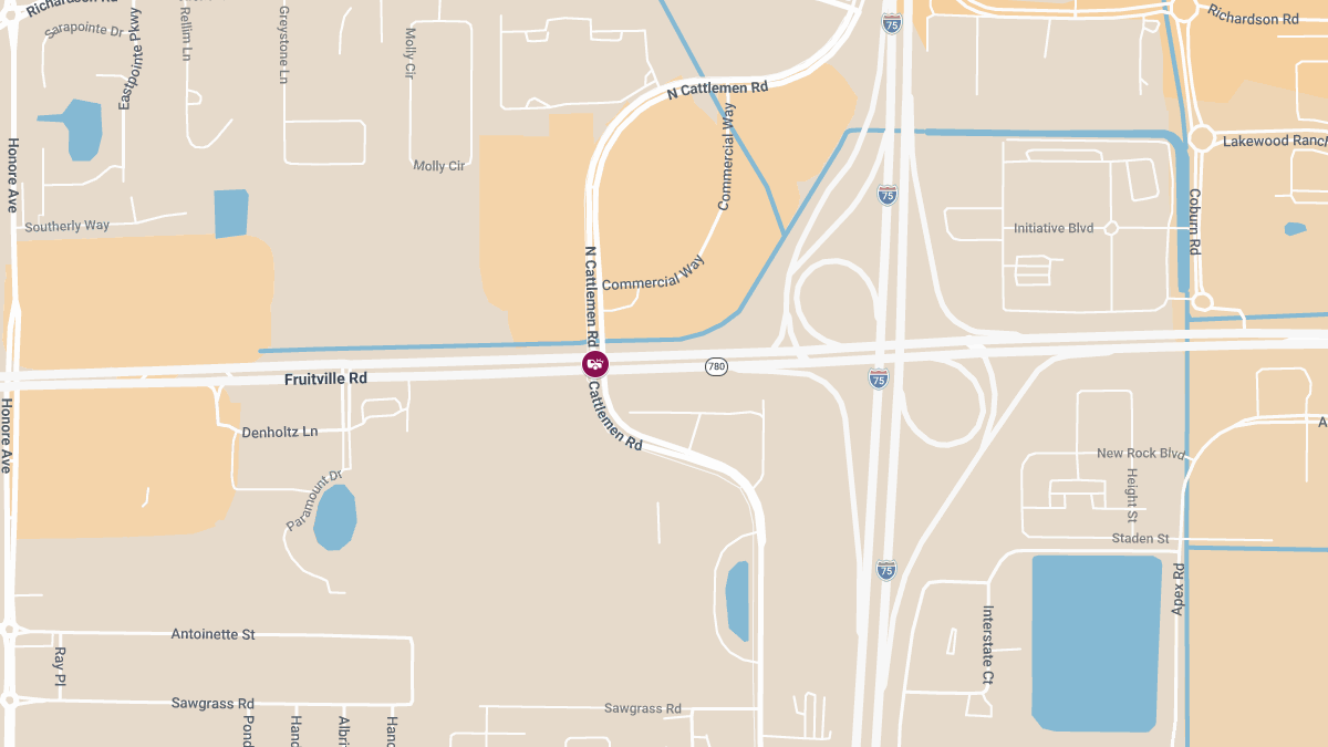 Crash With Injuries at Cattlemen Rd & Fruitville Rd