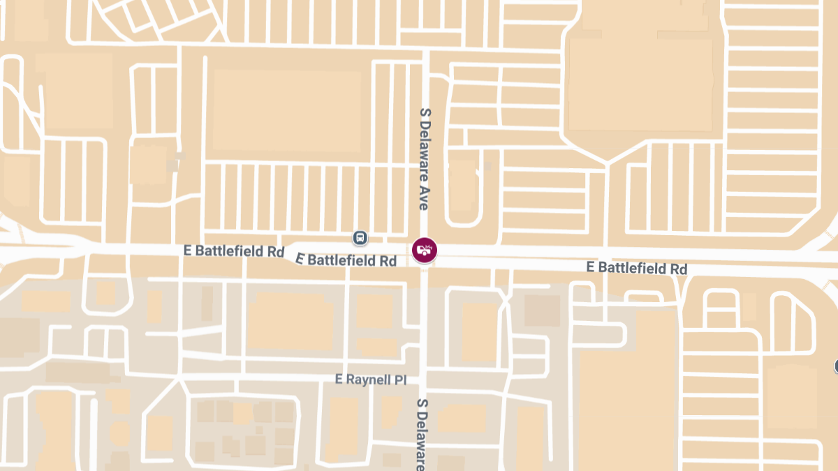 Crash With Injuries at Delaware & Battlefield