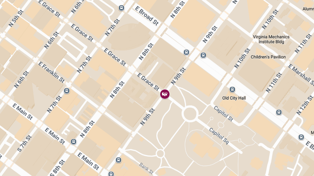 Crash With Injuries at E Grace St & N 9th St