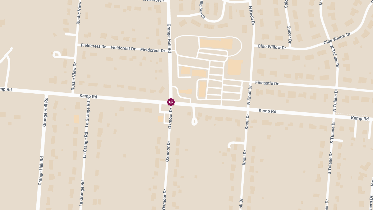 Crash With Injuries at Grange Hall Rd & Kemp Rd