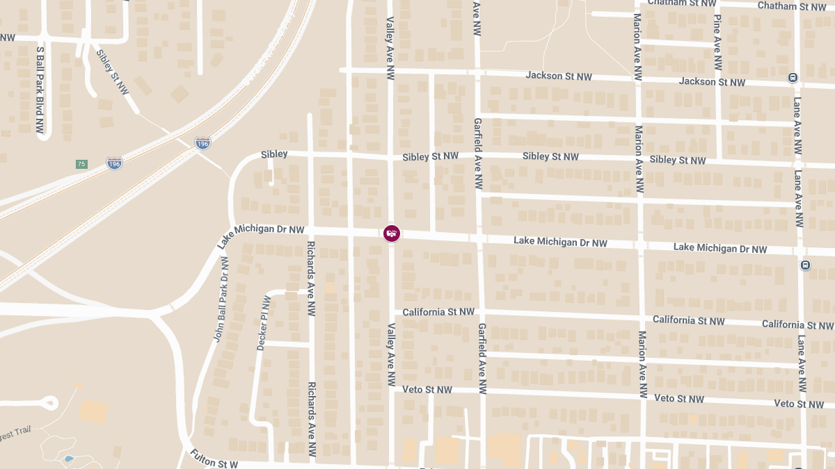 Crash With Injuries at Lake Michigan Dr NW & Valley Ave NW