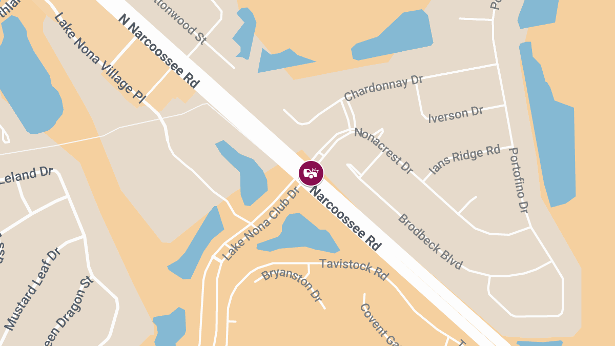 Crash With Injuries at Narcoossee Rd & Lake Nona Club Dr