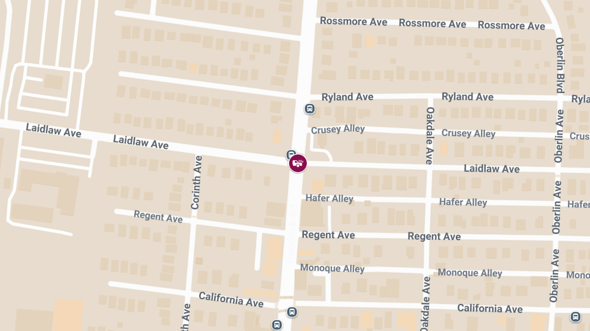Crash With Injuries at Paddock Rd & Laidlaw Ave