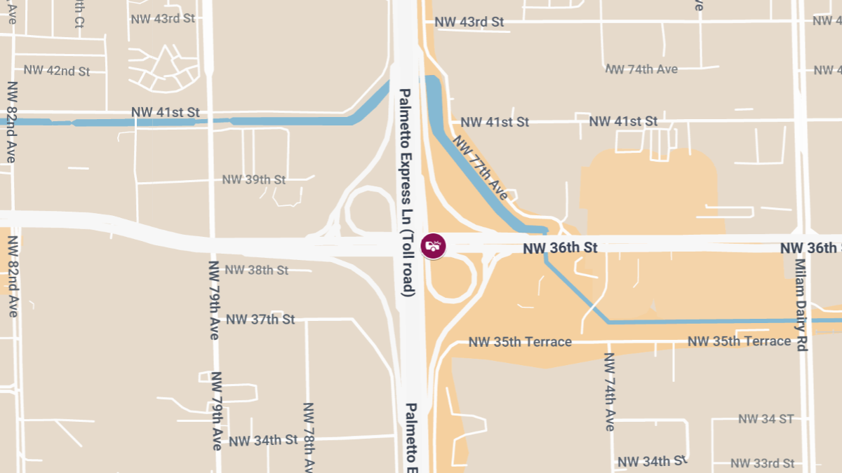 Crash With Injuries at SR-826 & NW 36th St