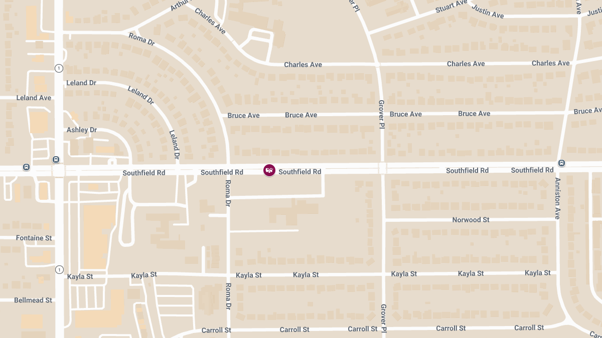 Crash With Injuries at Southfield Rd & Erie Dr