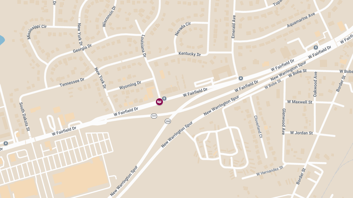 Crash With Injuries at W Fairfield Dr & Louisiana Dr