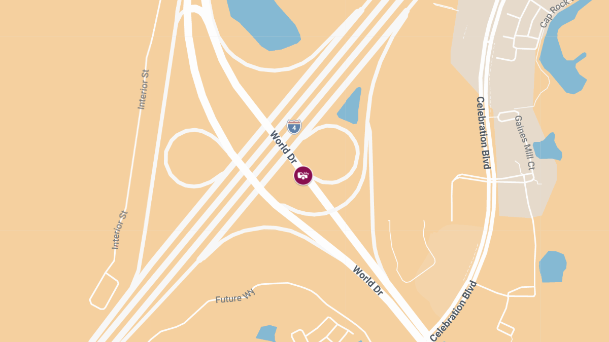 Crash With Injuries at World Dr & I-4