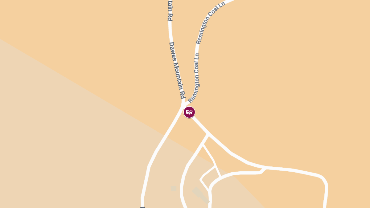 Crash With Injuries on 1175 Dawes Mountain Rd