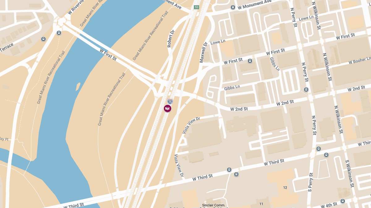 Crash With Injuries on I-75 Near W 2nd St