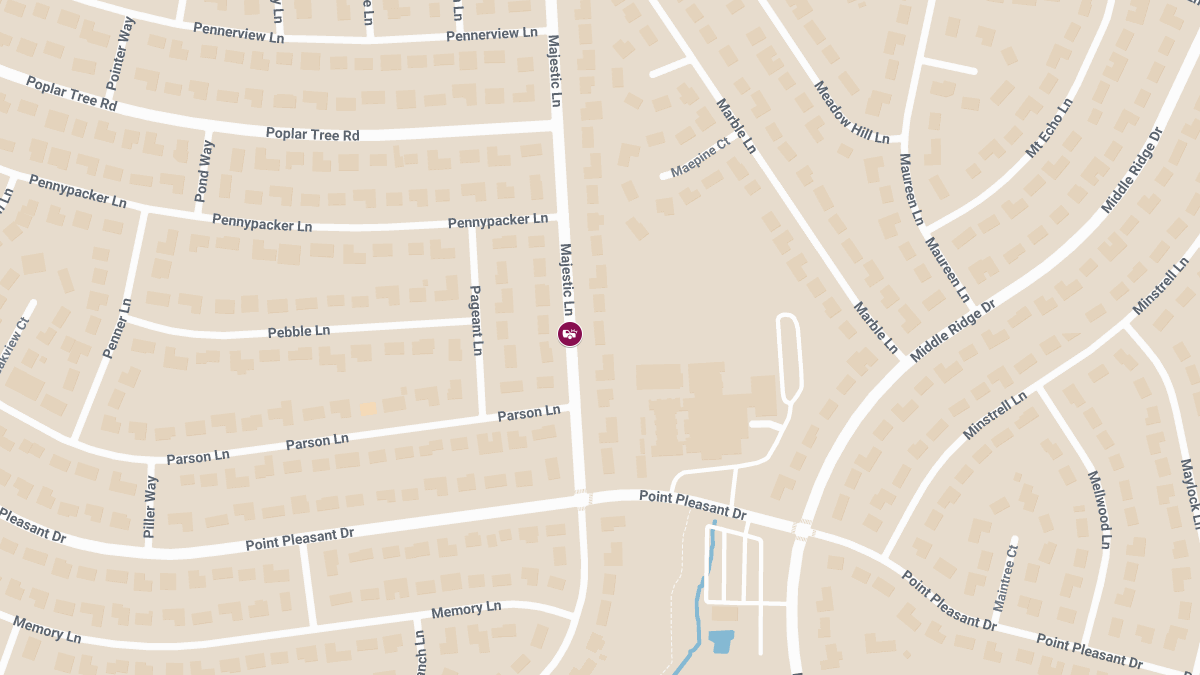 Crash With Injuries on Majestic Ln Near 7-Eleven