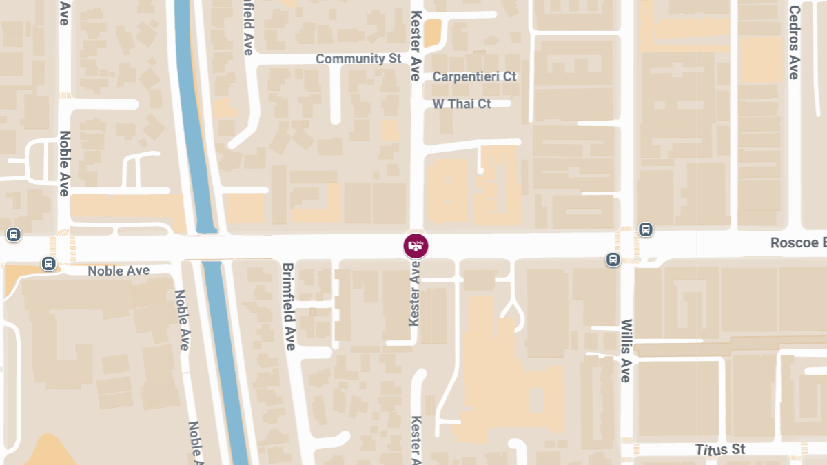 Crash at Kester Ave & Roscoe Blvd Results in Injuries