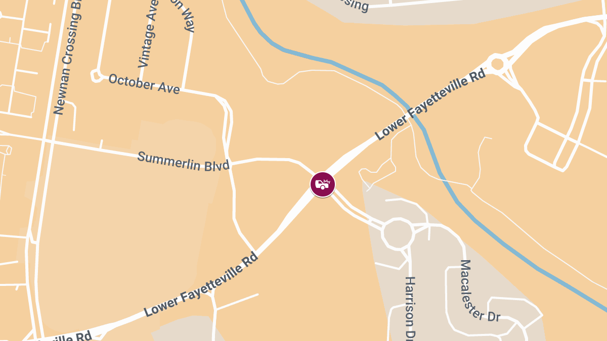 Crash at Summerlin Blvd & Lower Fayetteville Rd Causes Injuries