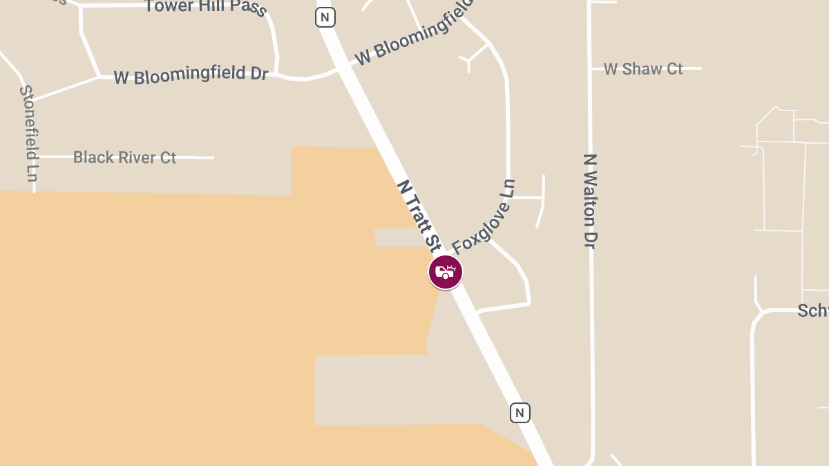 Crash at Tratt St & Foxglove Ct
