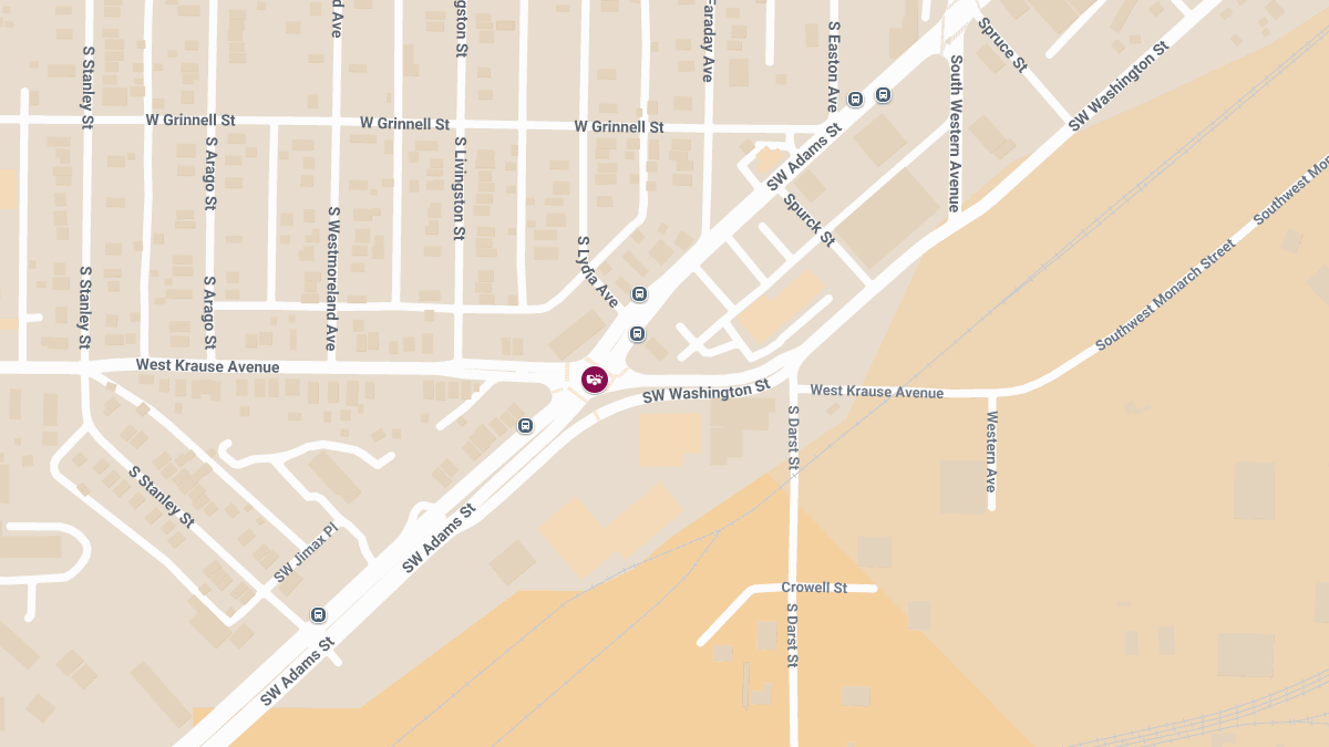 Crash at Washington St & Adams St Causes Injuries
