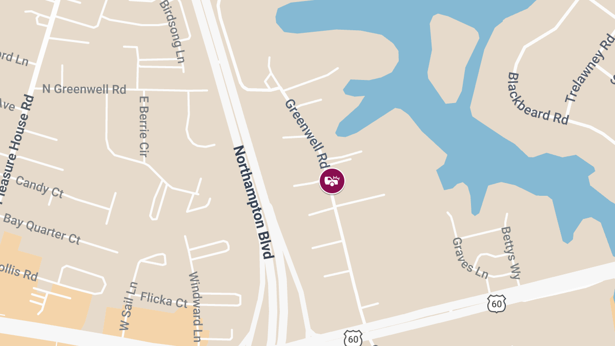 Crash on Greenwell Rd Near Northampton Blvd