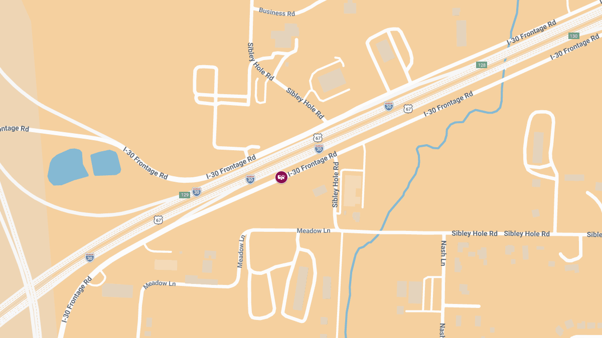 Crash on I-30 Frontage Rd in Mabelvale Causes Injuries