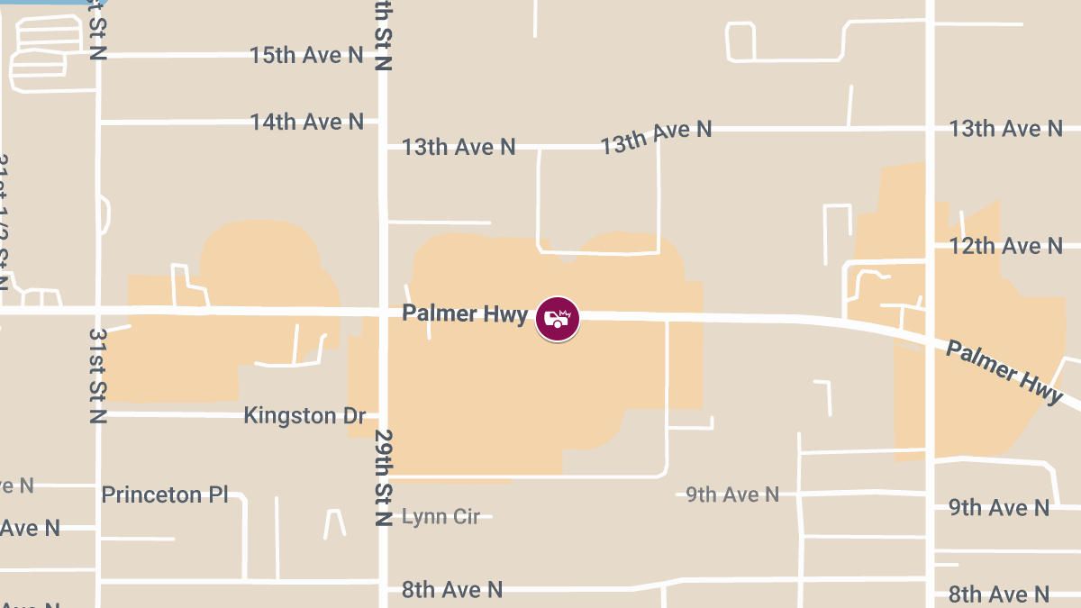 Crash on Palmer Hwy Injures One