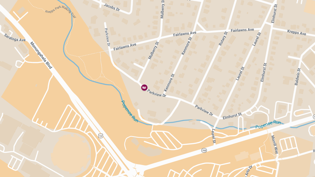 Crash with Entrapment near Krepps Park
