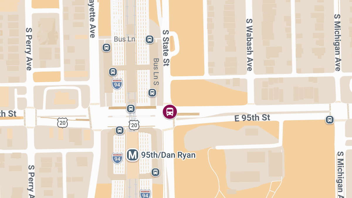 Crash with Injuries Involving City Bus at 95th and State